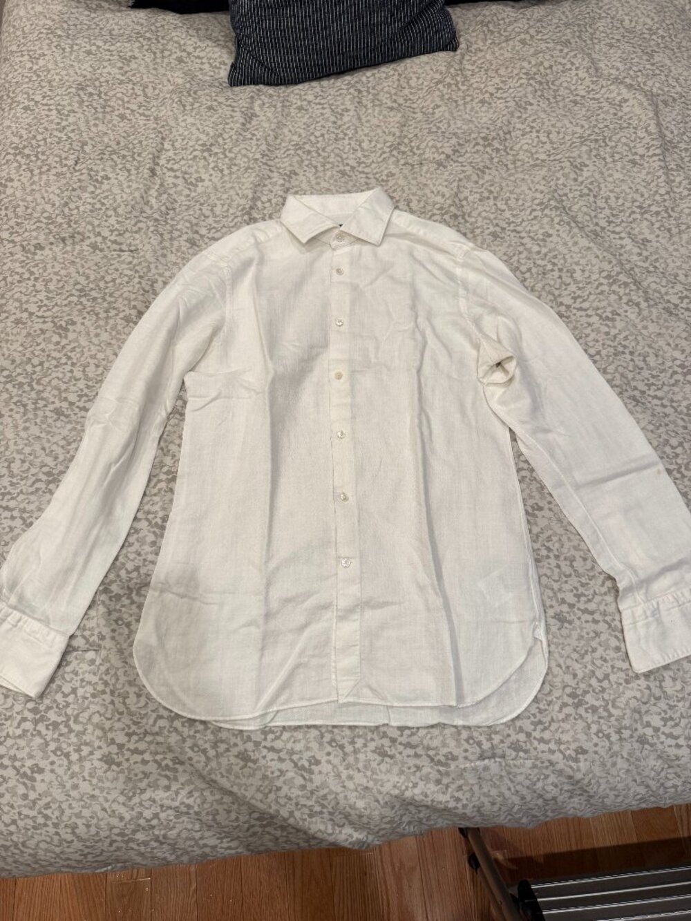 Zegna White Button-Up Shirt